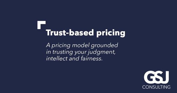 Trust-based pricing: when relationships set the price