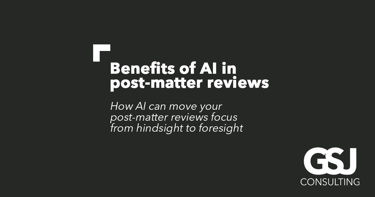 How AI Can Transform Post-Matter Learnings