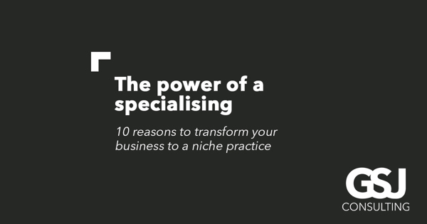 Why you should niche: the power of specialising