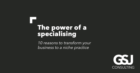 Why you should niche: the power of specialising
